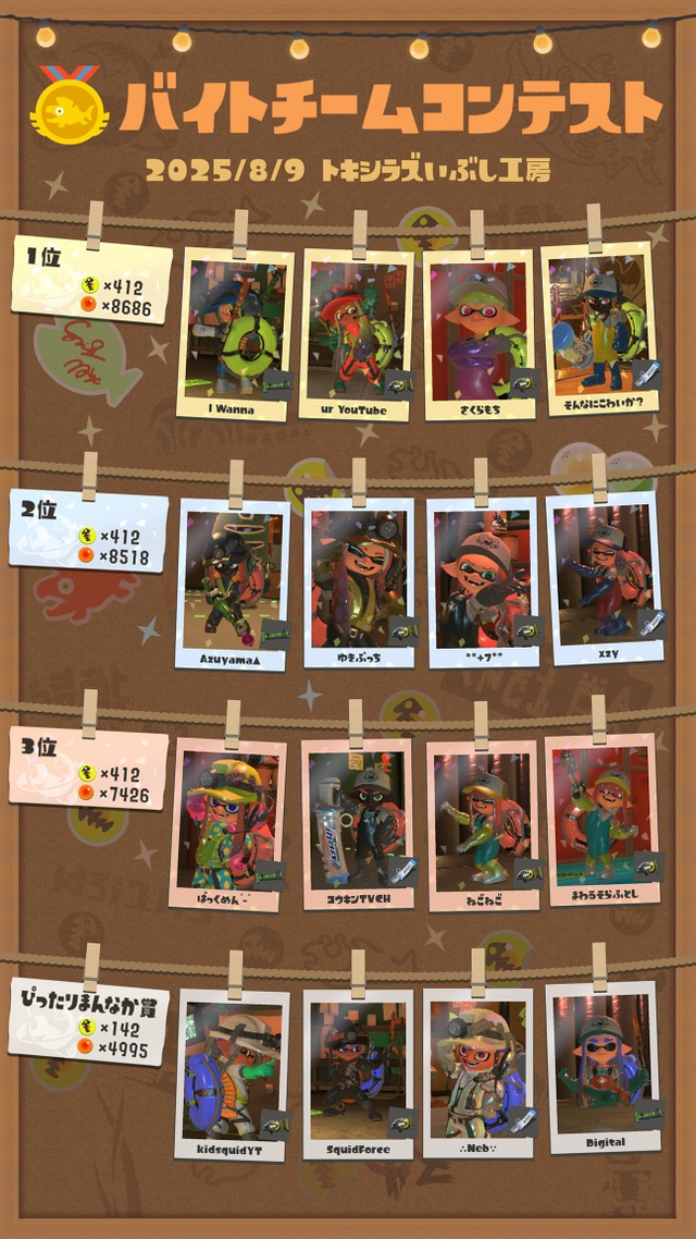 Inkipedia:Twitter archive/2025/August - Inkipedia, the Splatoon wiki