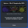 "Splatoon 3 World Championship 2024"