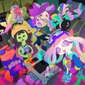 The band's album cover in Splatoon 3.