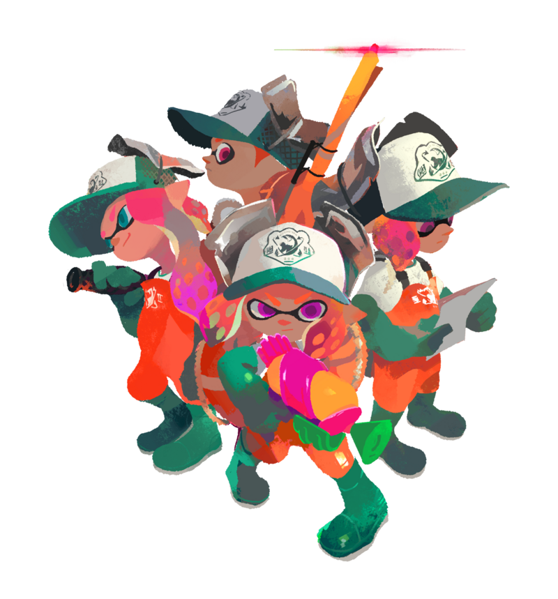FileSalmon Run S2 work crew art.png Inkipedia, the Splatoon wiki