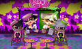 Players dressed up as the Squid Sisters in New Leaf