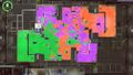 The map in Tricolor Turf War from above.