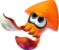 Orange Inkling in squid form