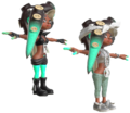 Unofficial render of Marina's game models from Splatoon 2
