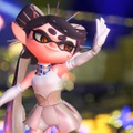 Callie performing in her new costume