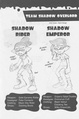 Inkling Almanac entries on Shadow Emperor and Shadow Rider