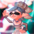 Marie performing in her new costume