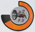 A special gauge from Splatoon charging towards a Killer Wail.