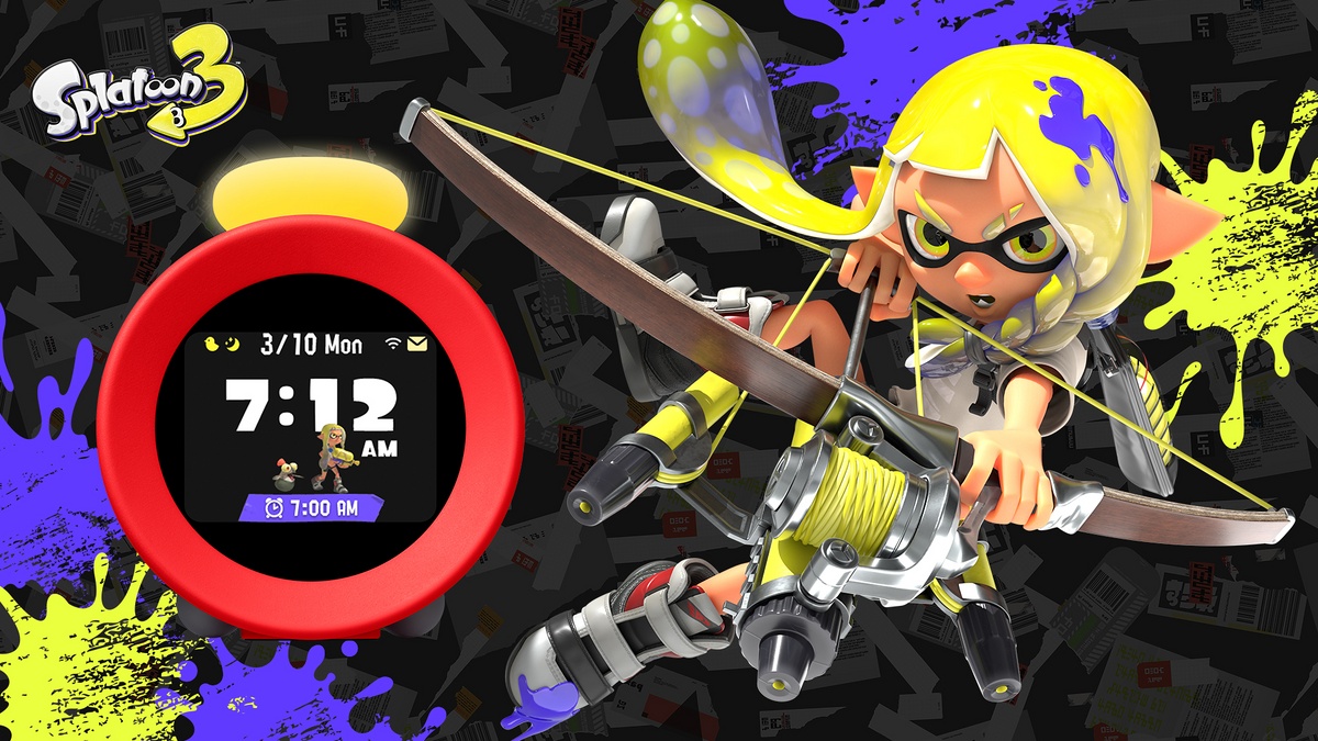 File:Nintendo Sound Clock Alarmo Splatoon 3 promo.jpg - Inkipedia, the ...