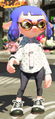 A female inkling wearing the Baby-Jelly Shirt & Tie.