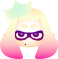 Pearl's dialogue icon, as it appears in the SplatNet 2 app.