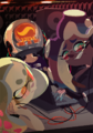 Agent 8 with Off the Hook, beta testing the Memverse.