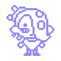 A pixel sprite of Shiver from Side Order