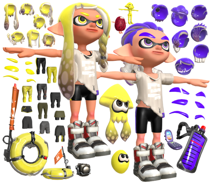 File:S3 Inkling Models.png - Inkipedia, The Splatoon Wiki