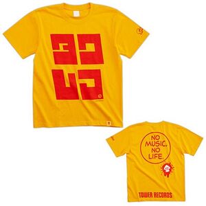 Splatoon x Tower Records - yellow T-shirt.jpg