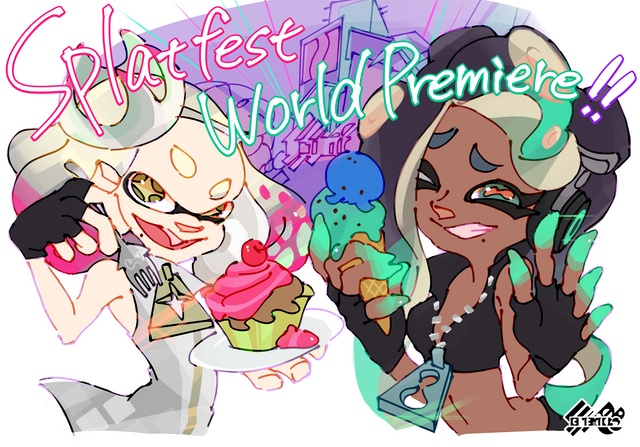 File:S2 Splatfest artwork Cake vs Ice Cream.jpg - Inkipedia, the ...