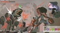 Agent 8 and the Pearl Drone encountering Jelletons in a floor. A cropped and blurred version of this image was shown in the teaser trailer
