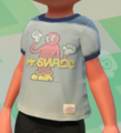 Close-up of the Mister Shrug Tee