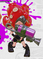 3D artwork of a common Octoling.