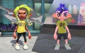 Two Octolings wearing the Fresh Octo Tee