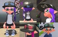 Inklings wearing the Jellyvader Cap