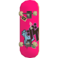 The Squiddor Skateboard locker decoration featuring an iShipIt logo sticker.