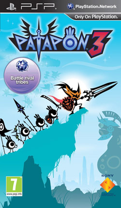 Box artwork for Patapon 3.