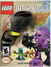 Box artwork for LEGO Bionicle.