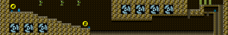 Mega Man 2 map Wily Stage 2A.png
