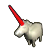 Sam & Max Season One item unicorn (red).png