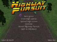 Box artwork for Highway Pursuit.