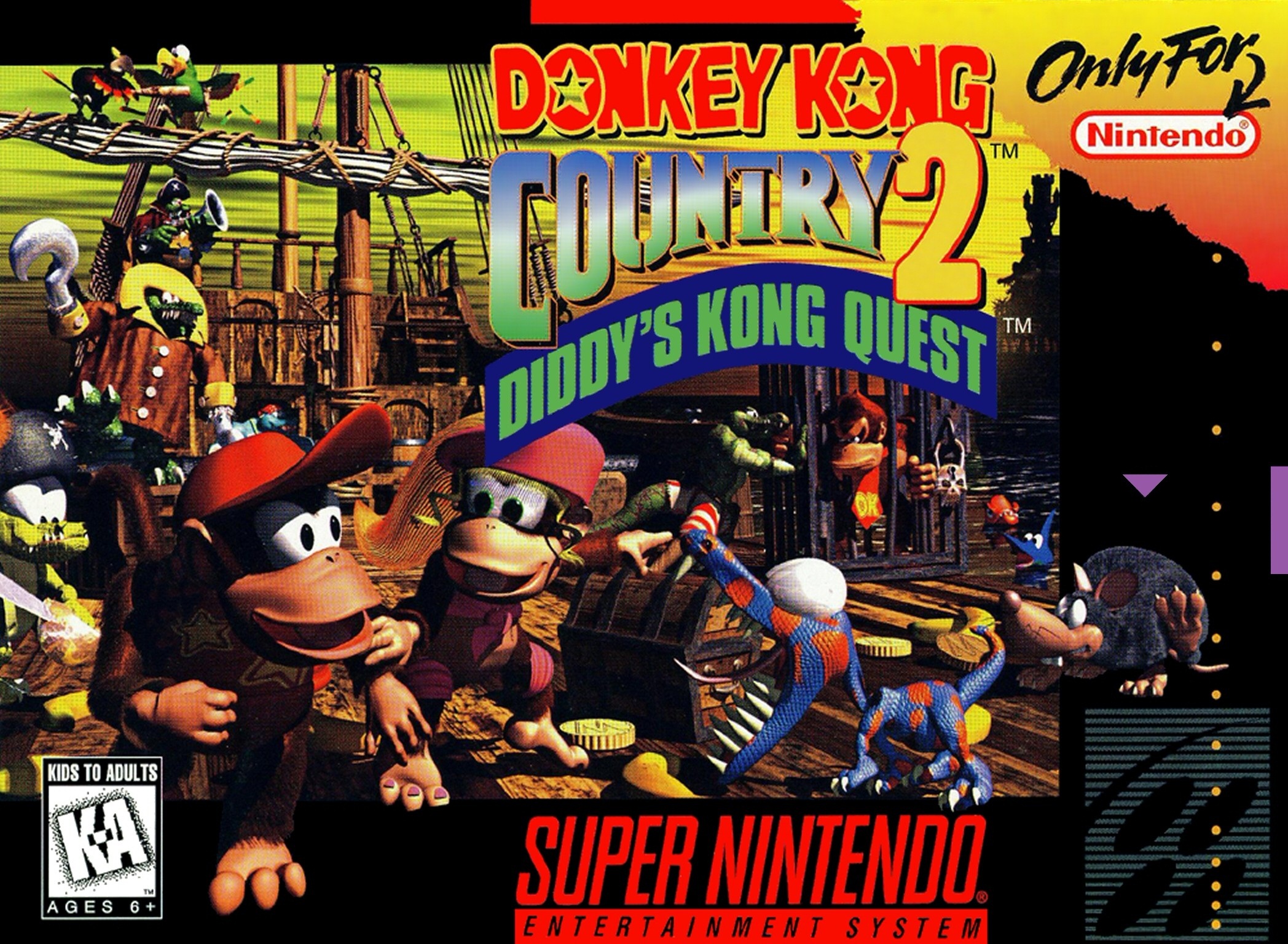 Donkey Kong Country 2 boxart.jpg. 