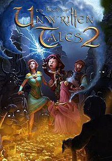 Box artwork for The Book of Unwritten Tales 2.