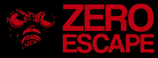 The logo for Zero Escape.