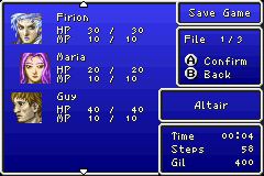 File:Final Fantasy II GBA Save.png