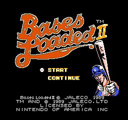 File:Bases Loaded II NES title.png