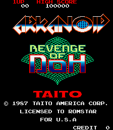 File:Arkanoid Revenge of Doh ARC title.png