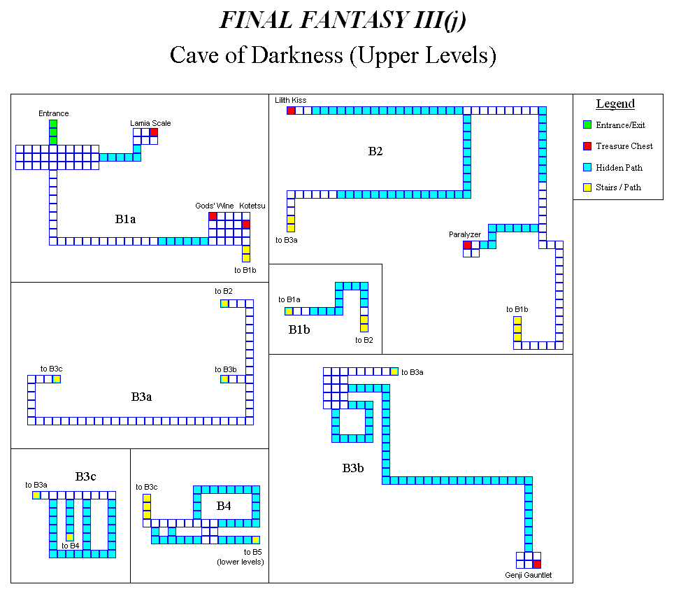 Final fantasy 3 карта