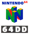The logo for Nintendo 64DD.