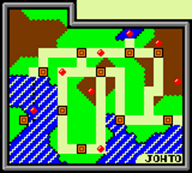 Map of Johto