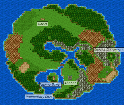 Dragon Quest World Map