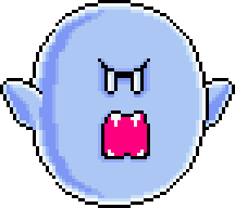 Poke/great/ultra/master Ball - Super Mario World Boo Sprite - 700x700 PNG  Download - PNGkit