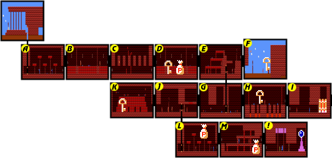 zelda 2 palace 5 map