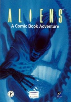 Box artwork for Aliens: A Comic Book Adventure.