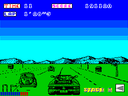 Outrun Zx Spectrum File:Out Run spectrum game screen.png — StrategyWiki | Strategy guide ...
