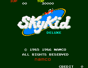 File:Sky Kid Deluxe title screen.png