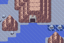 Pokemon Emerald :: Map of Team Magma's Jagged Pass Base