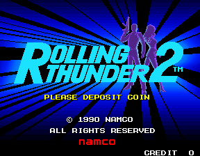 File:Rolling Thunder 2 title screen.png