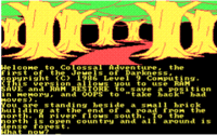 colossal cave adventure game