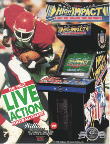 Box artwork for High Impact Football.